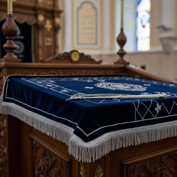 יד לספר תורה מהודרת גימור כסף 23 ס"מ