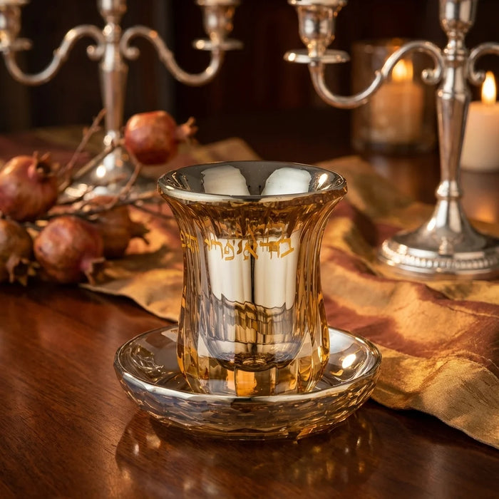 גביע קריסטל מהודר ללא רגל 9 ס"מ