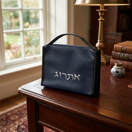 נרתיק מהודר לאתרוג דמוי עור – כחול