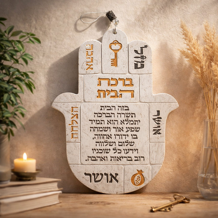 חמסה ברכת הבית פולימר 24X19