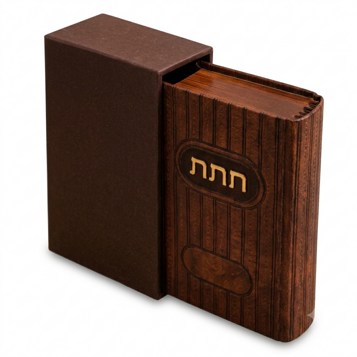 חת"ת ישראלי הוצאת ניו יורק | מהדורה חדשה עם הנהגות – דמוי עור כריכה קשה