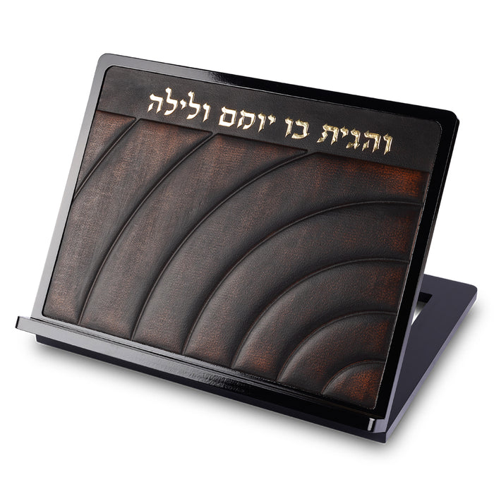 שטנדר מעץ עם פלקטה דמוי עור 38x30