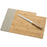 מגש חלה מהודר מעץ במבוק עם בטון וסכין 30X45 ס"מ